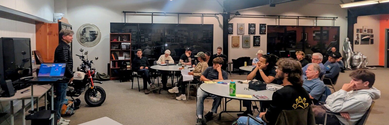 Classroom sessions at Barnes