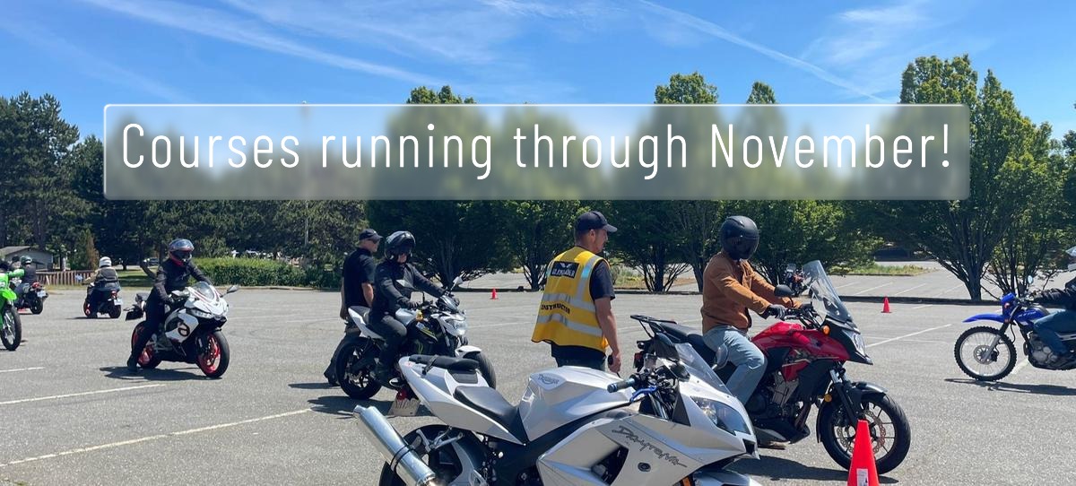 motorcycle courses running through winter!